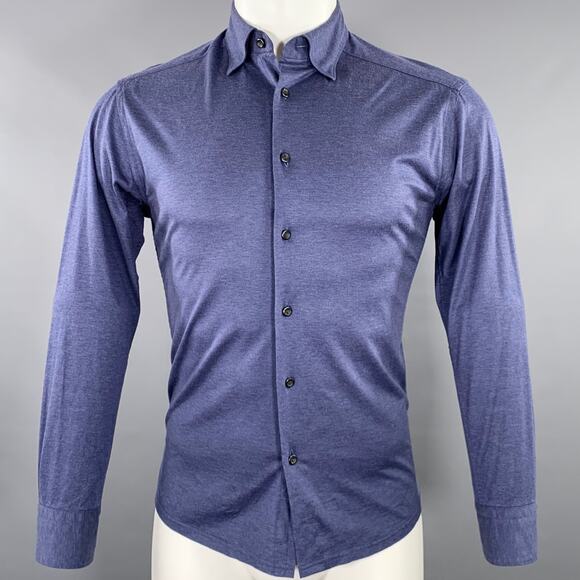 Eton Other - ETON Size M Blue Cotton Long Sleeve Shirt